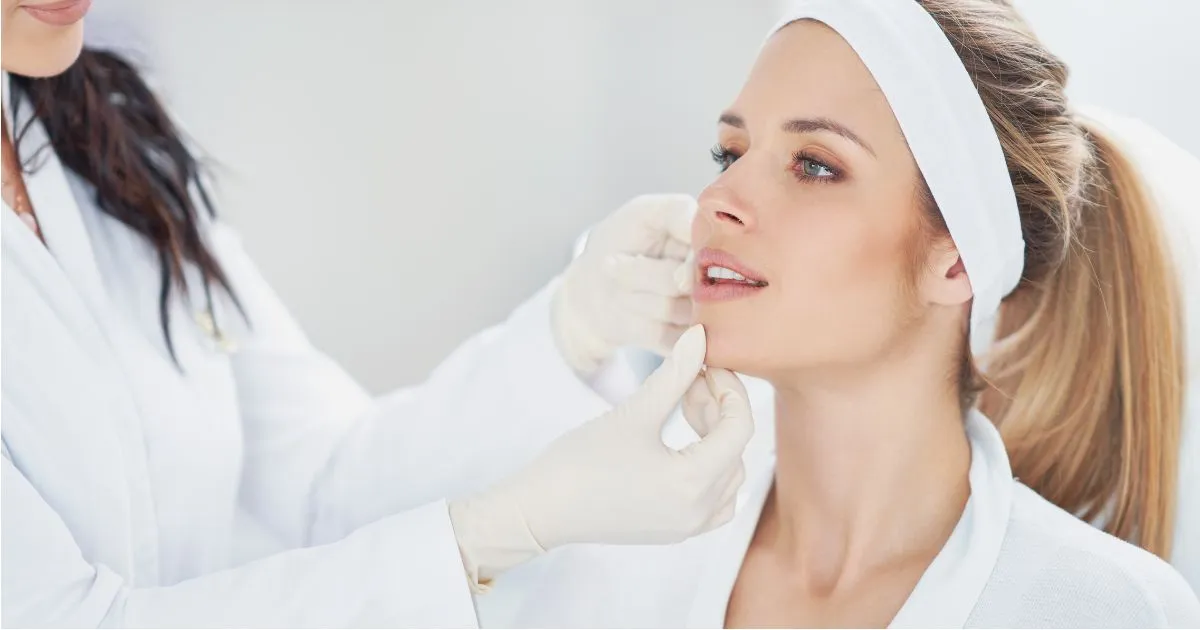 Patient receiving expert Aesthetic Services and skin care in Ellicott City, MD